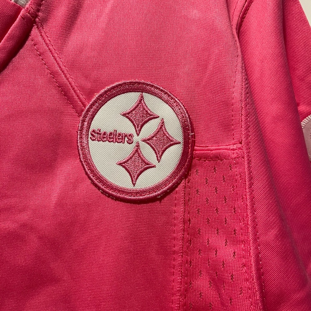 NFL Pink Women's Jersey with White Accents - Picture 2 of 6